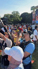 New York crowd watches soccer World Cup final on big screen