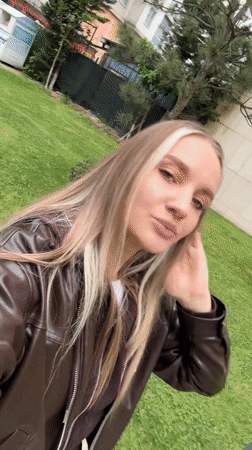 Woman and girl share afternoon filming selfies, eating kimchi in Turkey