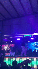 Rapper performs at purple-lit Mainland Block Party in Accra