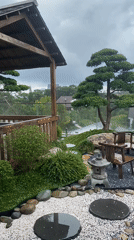 Early morning spa visit documented in rainy Da Lat