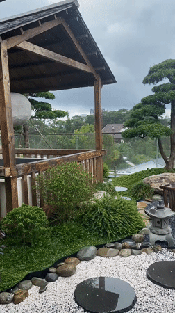 Early morning spa visit documented in rainy Da Lat