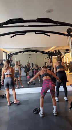 Morning fitness session observed at Bečići gym