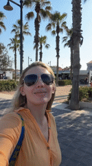 Sunny afternoon on Valencia's Malvarrosa promenade