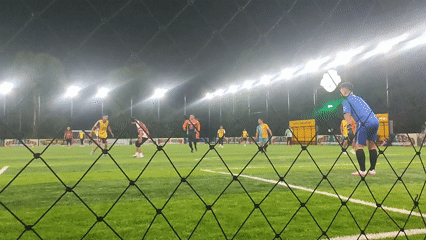 Evening activities captured at soccer field and coffee shop in Titibaro
