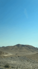 Desert landscape documented near Arad, Israel