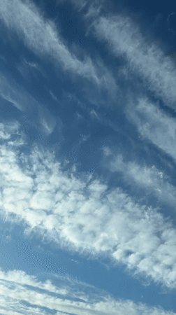 Spring sky conditions observed over Kaļķis, Latvia