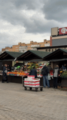 Everyday life documented across Odintsovo market district