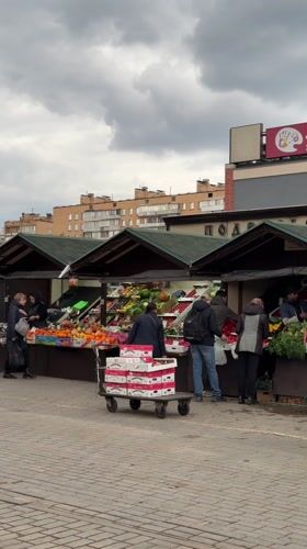 Everyday life documented across Odintsovo market district
