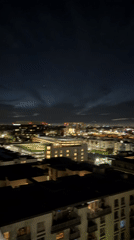 July 4th fireworks over LA, shot from a high-rise balcony