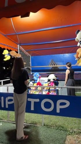 Evening carnival operates in Podgorica near illuminated cathedral