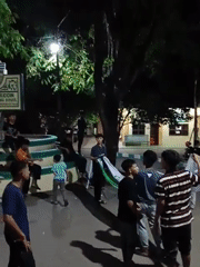 Young men organize community event in Lhokseumawe, Indonesia