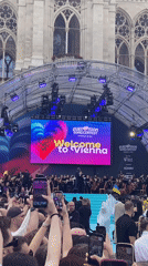 Eurovision 2026 welcome event draws crowds in Vienna