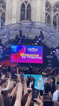 Eurovision 2026 welcome event draws crowds in Vienna