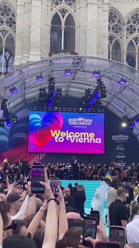 Eurovision 2026 welcome event draws crowds in Vienna