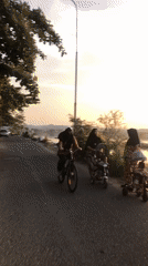 Street life and sunset captured in Lhokseumawe, Indonesia