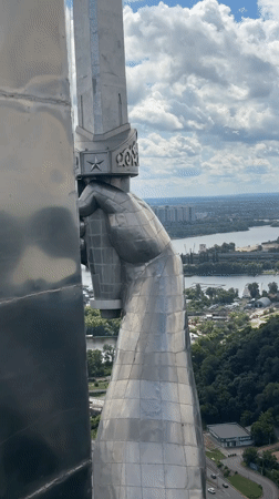 Museum visit documenting WWII history and Motherland Monument in Kyiv
