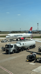 Morning operations at Belgrade's Nikola Tesla Airport