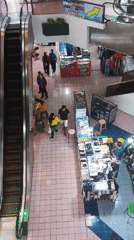 Inside Gajahmada Plaza mall in Malang, Indonesia