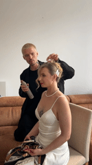 Wedding preparations documented across Belgrade municipality Friday morning