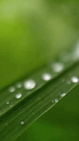 Nature photographer documents morning dew on flora in Lermontov