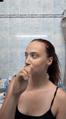 Morning routine captured in Прикамский bathroom selfie session