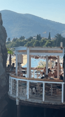 Budva's coastline in full summer swing