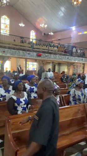 Church wedding and service documented in Gura Top, Nigeria
