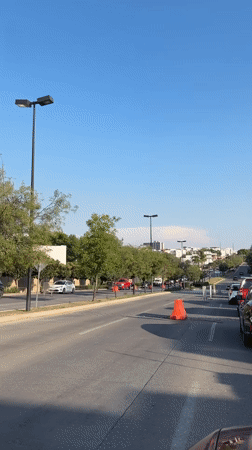 Ordinary street activity recorded in Santa Clara Ocoyucan, Mexico