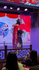 Traditional Chinese performers stage cultural show with fire acrobatics in Chongqing