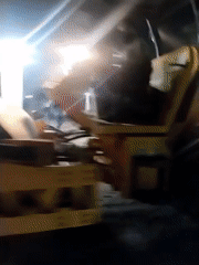 Nighttime construction activity recorded in Keudeteupinpunti, Indonesia