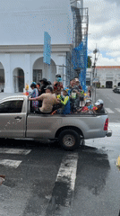 Water festival celebrations unfold in Phuket streets