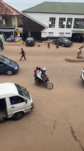 Morning street life captured in Bukuru Nigeria