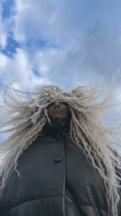 Windy moment captured along Kama River in Chaikovsky