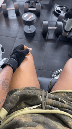 Gym workout recorded in Lekki, Nigeria morning session