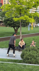 Afternoon recreation at Belgrade park near SLOJ Bakery