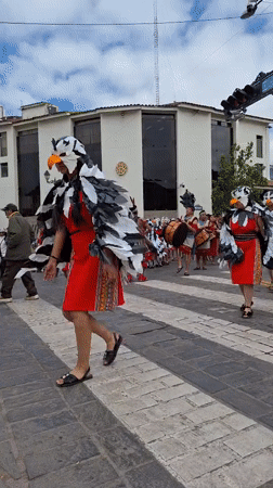Traditional KIKUCHIKUY coming-of-age celebration held in Cuzco, Peru