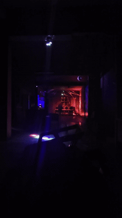 Small gathering with disco lights observed in Nha Trang venue