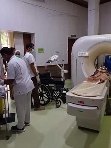 Morning activity at a regional hospital in Sigli, Indonesia