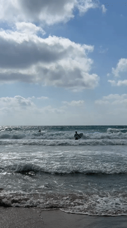 Tel Aviv beach day blends into city streets and historic spots
