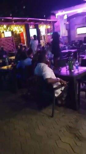Nightlife scenes captured at busy Lokoja bar and restaurant