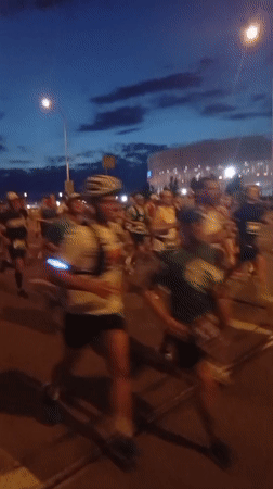 Evening marathon draws large crowd to Wrocław streets