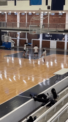 Late-night recreation: basketball practice, swimming, boxing facilities documented