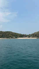 Morning boat trip captures scenic island views off Pattaya coast