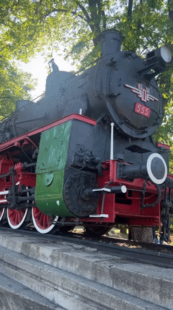 Train activity documented at Stara Zagora Railway Station
