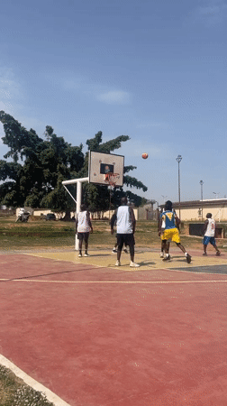 Morning basketball games captured across Nigerian courts