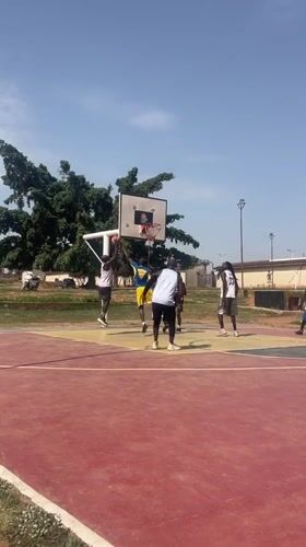 Morning basketball games captured across Nigerian courts