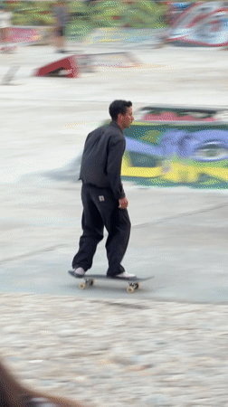 Skaters gather for afternoon session at Barcelona skatepark