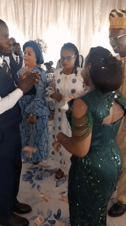 Traditional wedding celebration with music and dancing in Kubwa, Nigeria