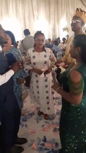 Traditional wedding celebration with music and dancing in Kubwa, Nigeria