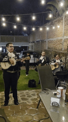 Mariachi band performs at outdoor gathering in Cuernavaca